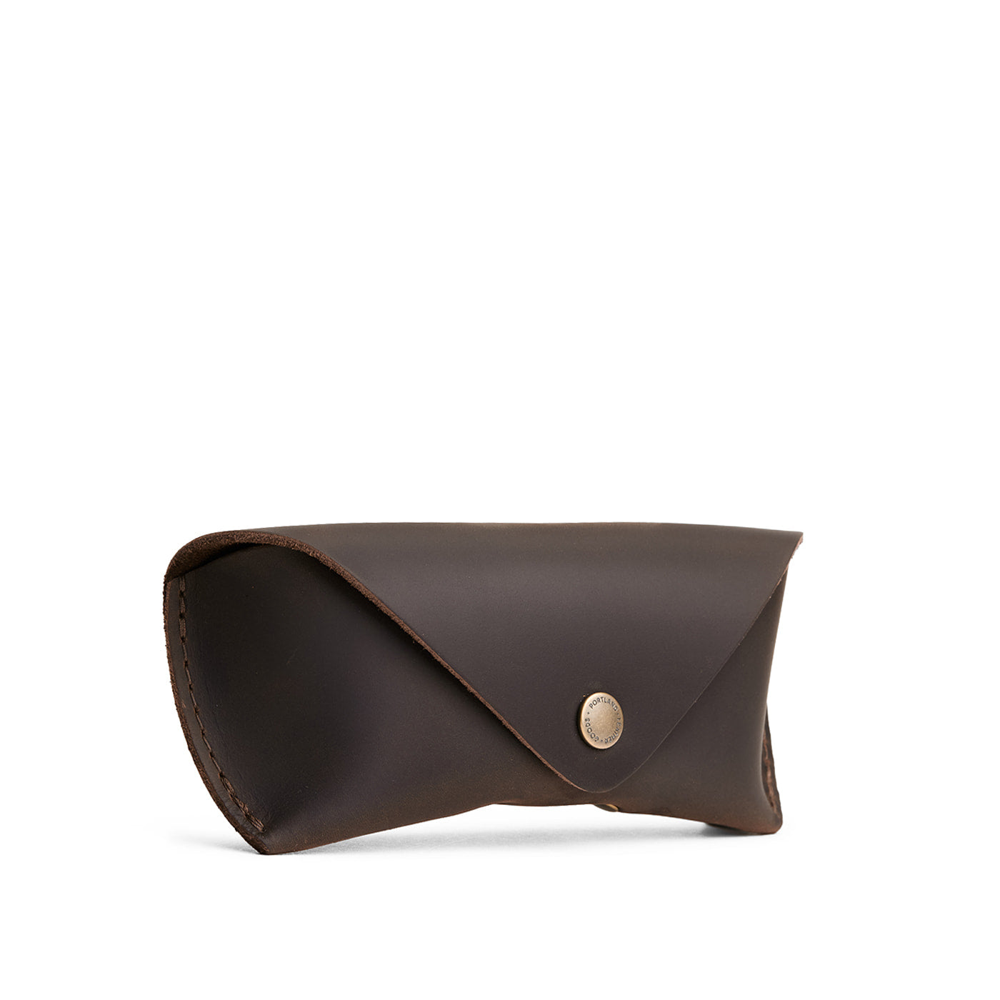 Moose | Leather sunglasses case with snap closure