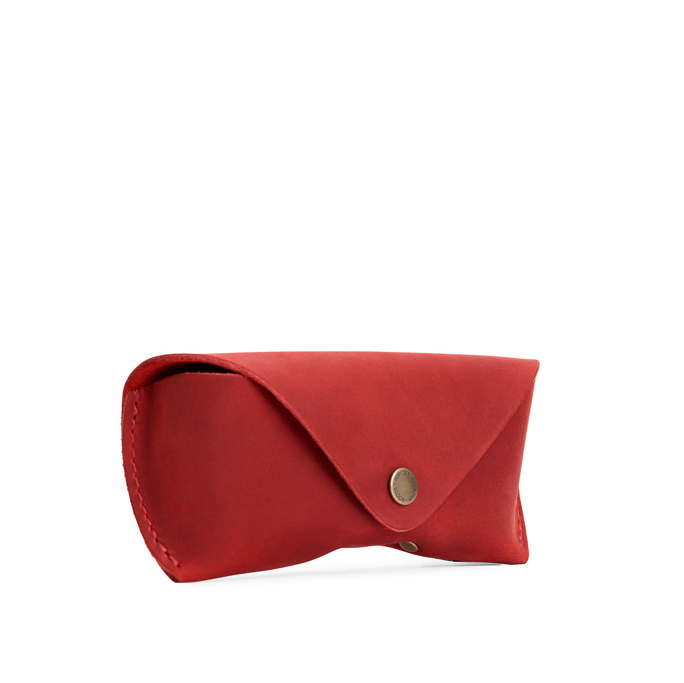 Phoenix | Leather sunglasses case with snap closure
