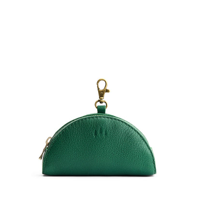 Bacalar | Small half-moon shaped keychain pouch with zipper closure