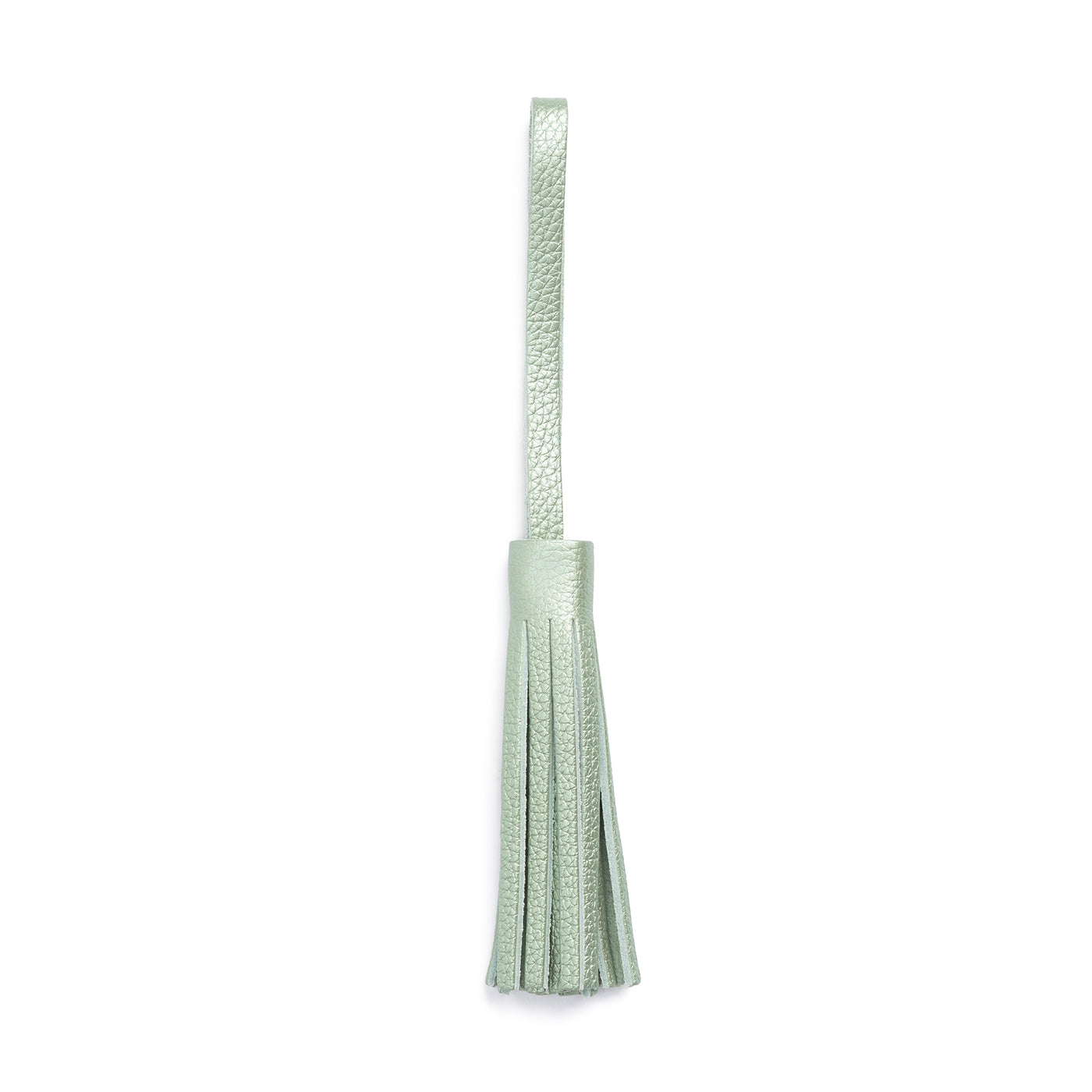 Beetle | Fringed leather tassel with leather loop