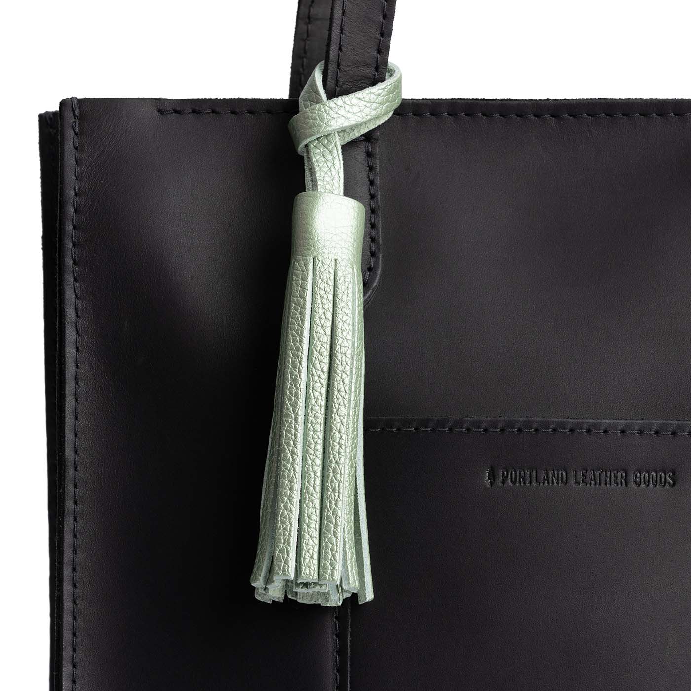 Beetle | Fringed leather tassel with leather loop