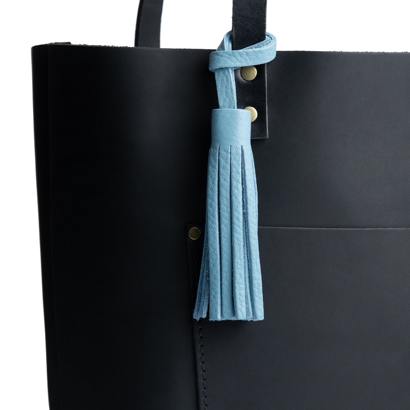 All Color: Dream | Fringed leather tassel with leather loop