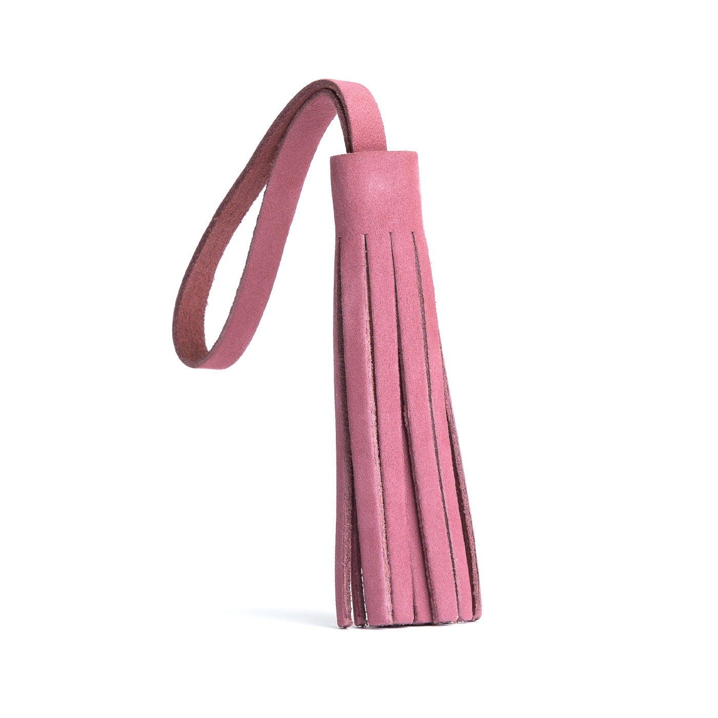 Foxglove*Large | Fringed leather tassel with leather loop