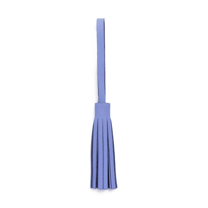 Jacaranda*Large | Fringed leather tassel with leather loop