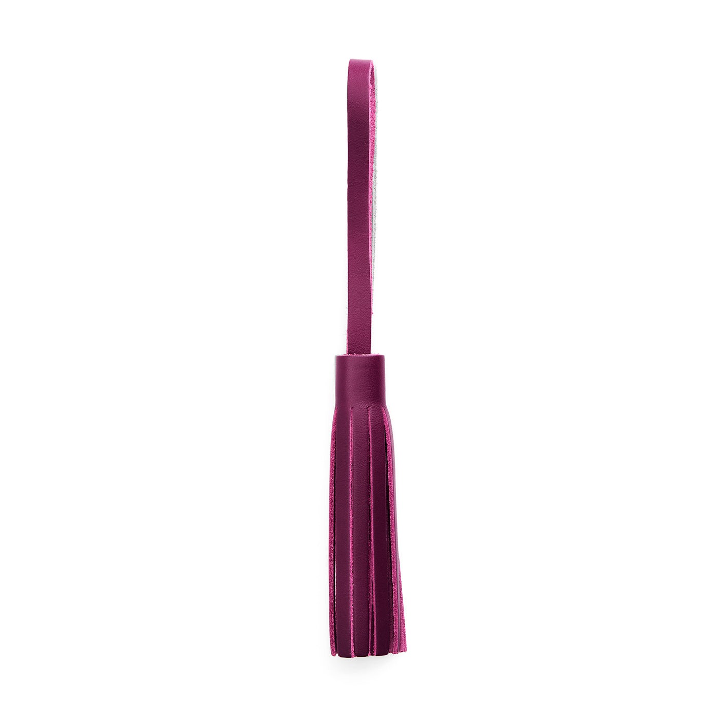 Lollipop*Large | Fringed leather tassel with leather loop