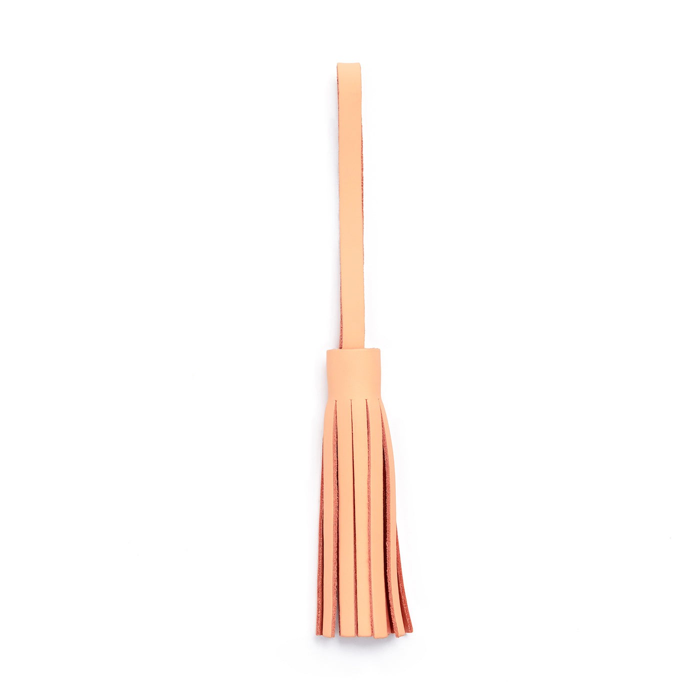 Mamey*Large | Fringed leather tassel with leather loop