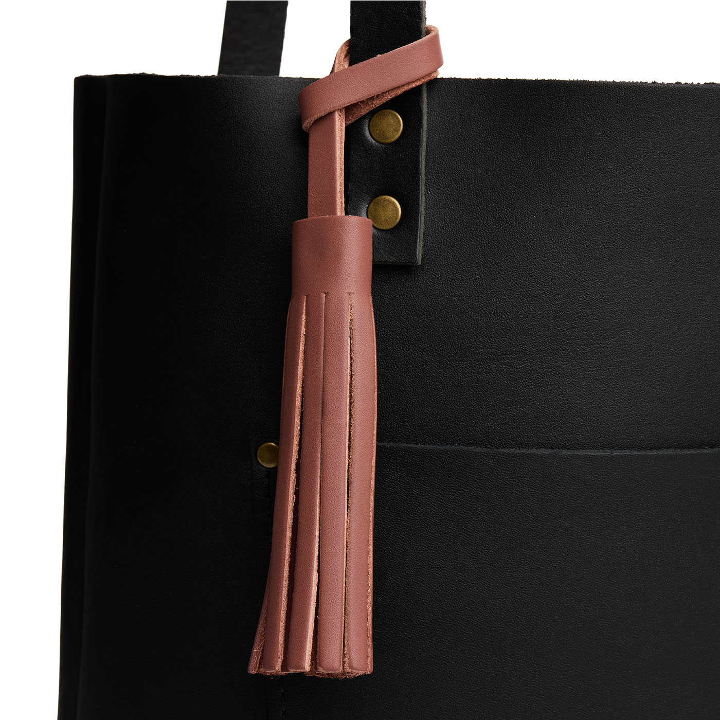 Sunkissed*Large | Fringed leather tassel with leather loop