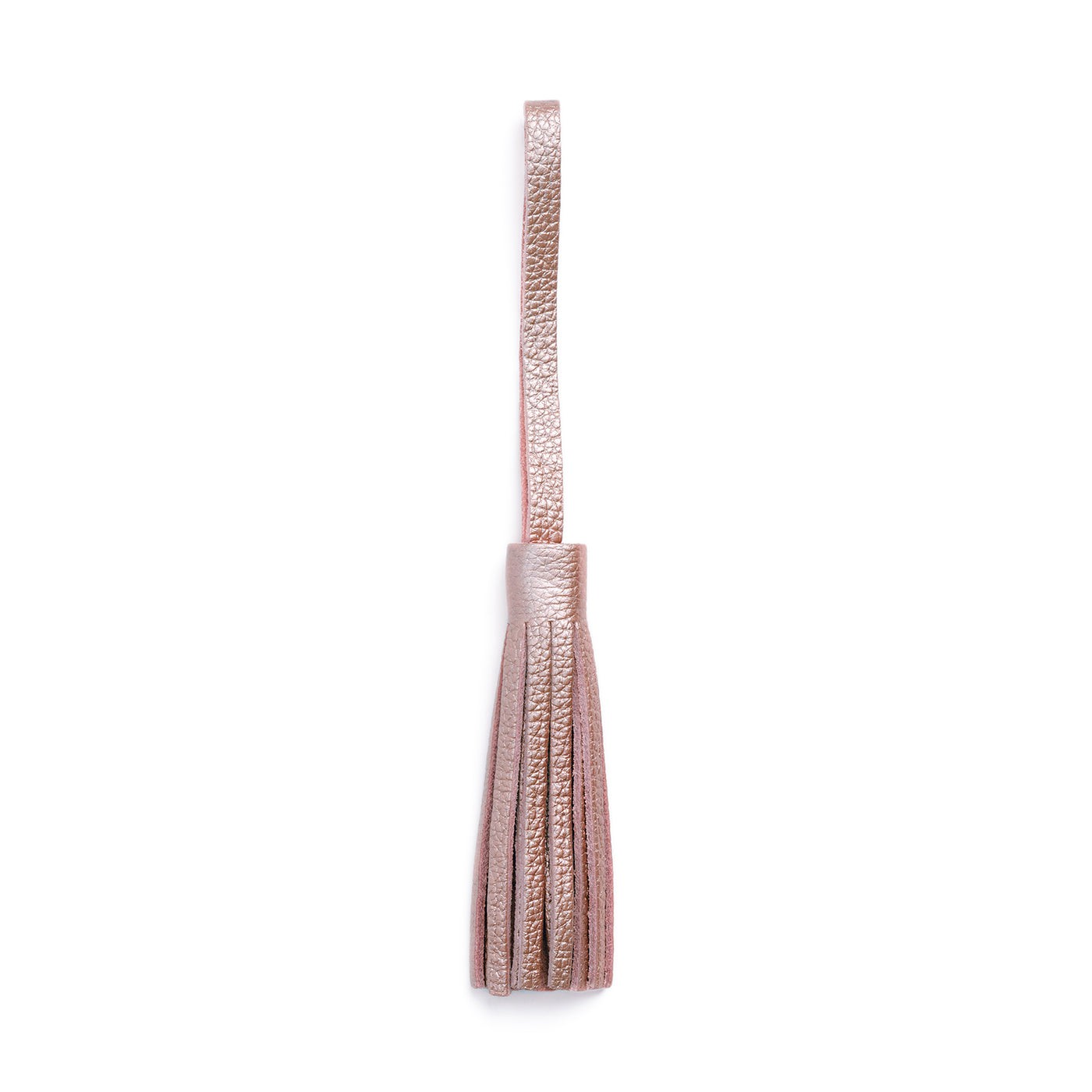 Supernova | Fringed leather tassel with leather loop