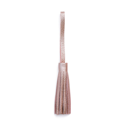 Supernova | Fringed leather tassel with leather loop