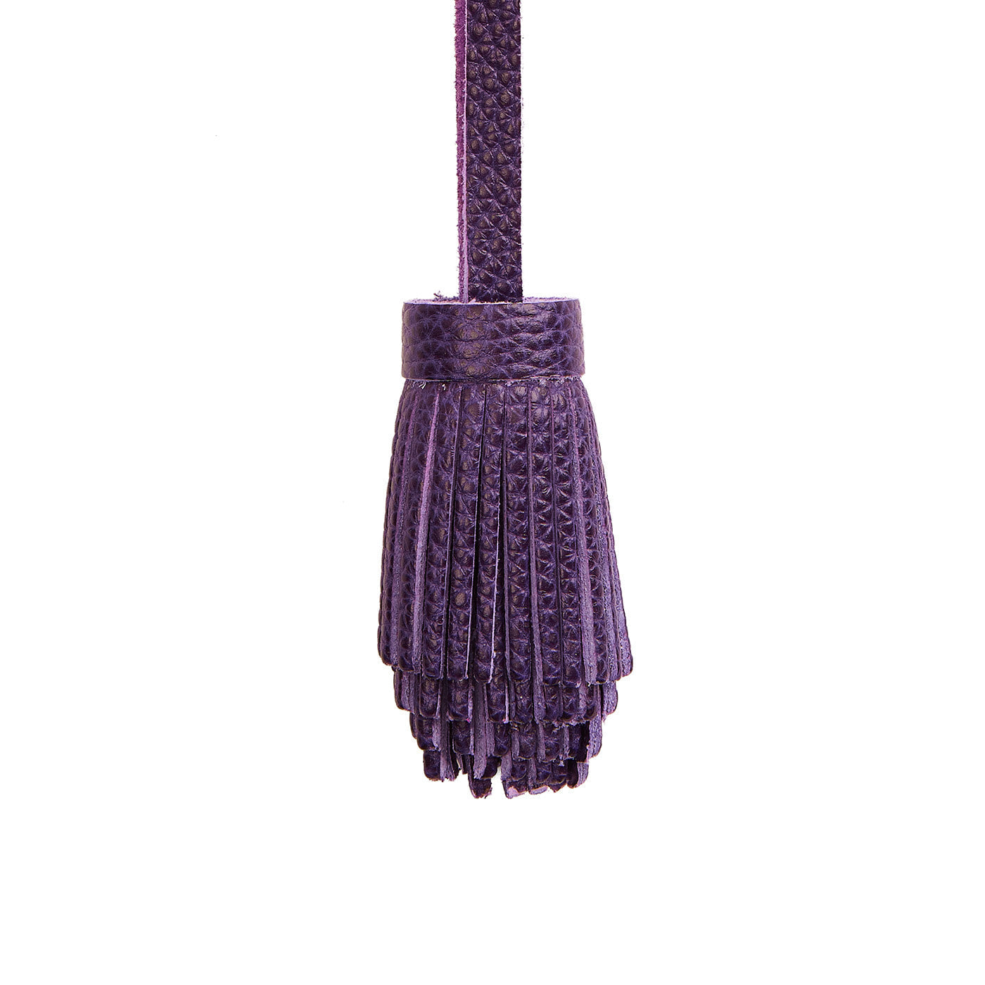 Empire | Pom-pom style with tiered leather fringe