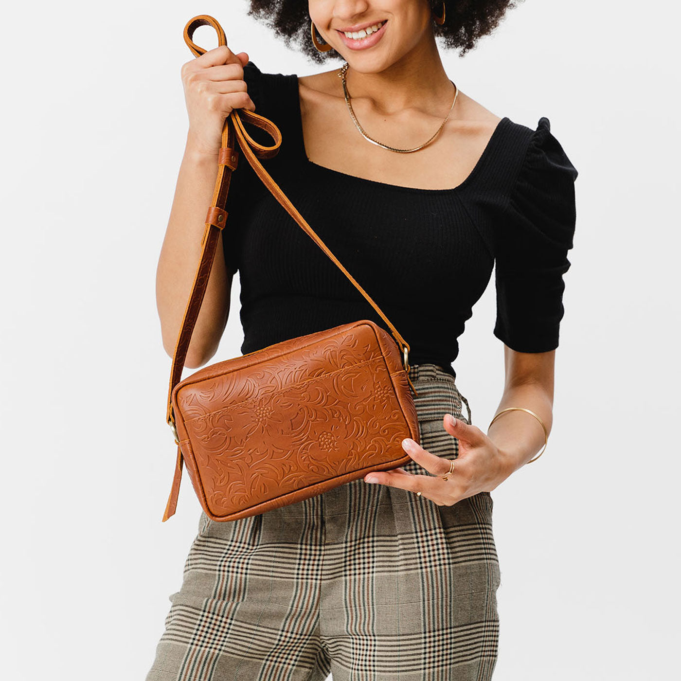 Meadow*Large | Mid-size rectangular crossbody with adjustable strap