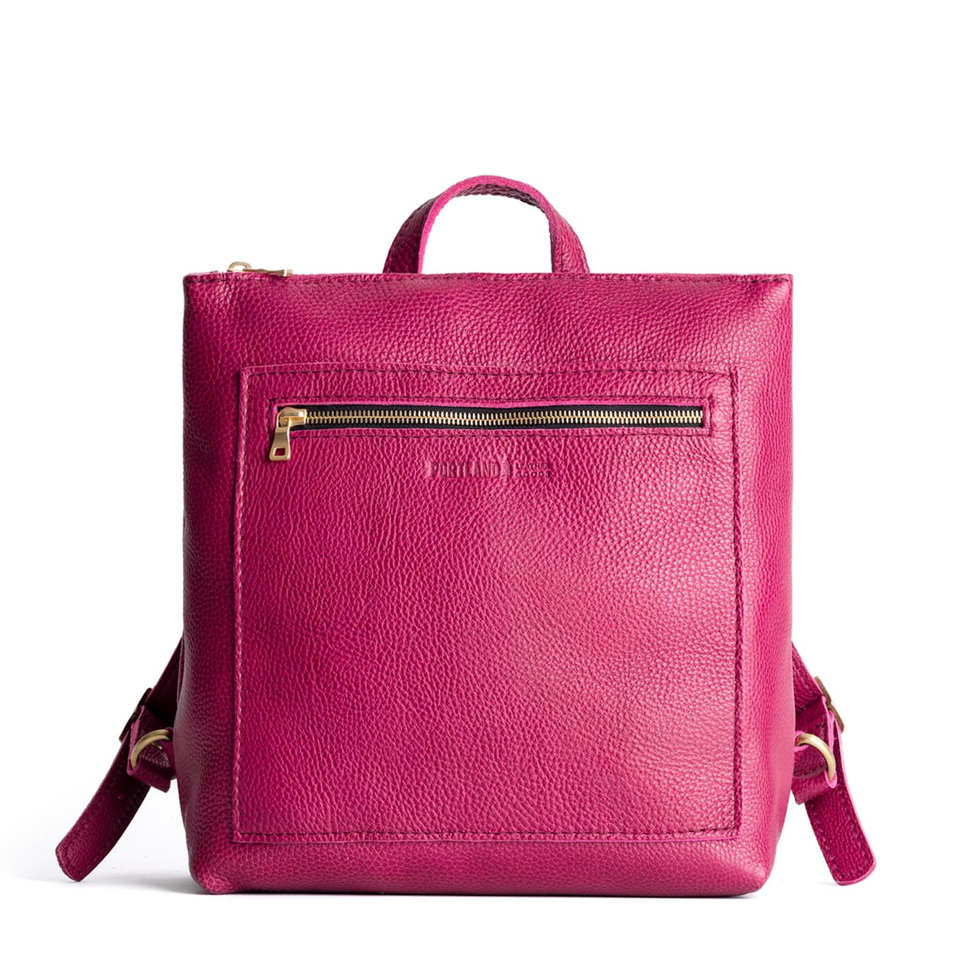 Cosmo*Large | Square slim leather tote backpack