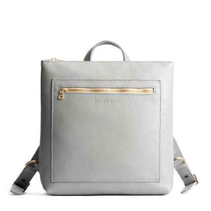 Nimbus*Large | Square slim leather tote backpack