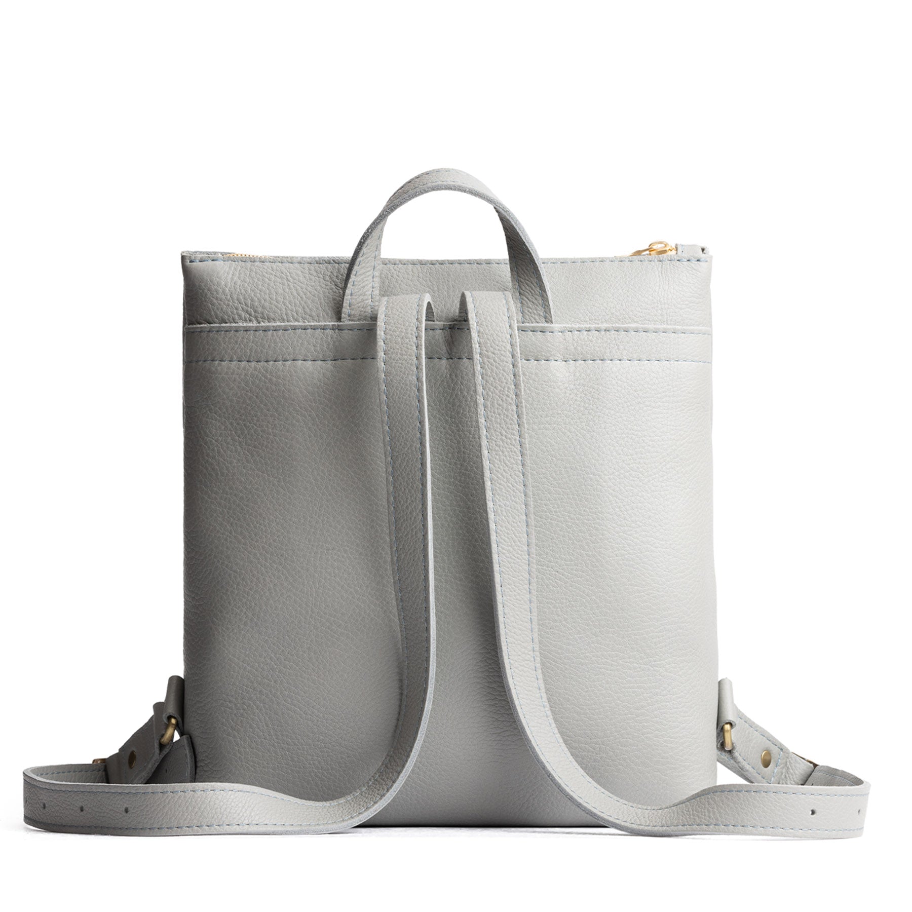 Nimbus*Large | Square slim leather tote backpack