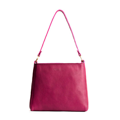 Cosmo*Small | Triangular shoulder bag with antiqued brass finished hardware