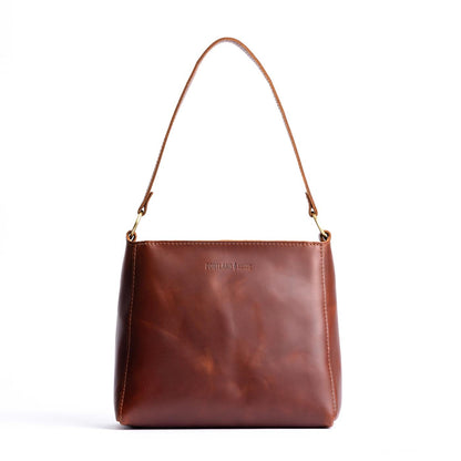 Hickory*Classic | Triangular shoulder bag with antiqued brass finished hardware