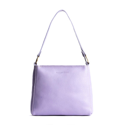 Wisteria*Small | Triangular shoulder bag with antiqued brass finished hardware