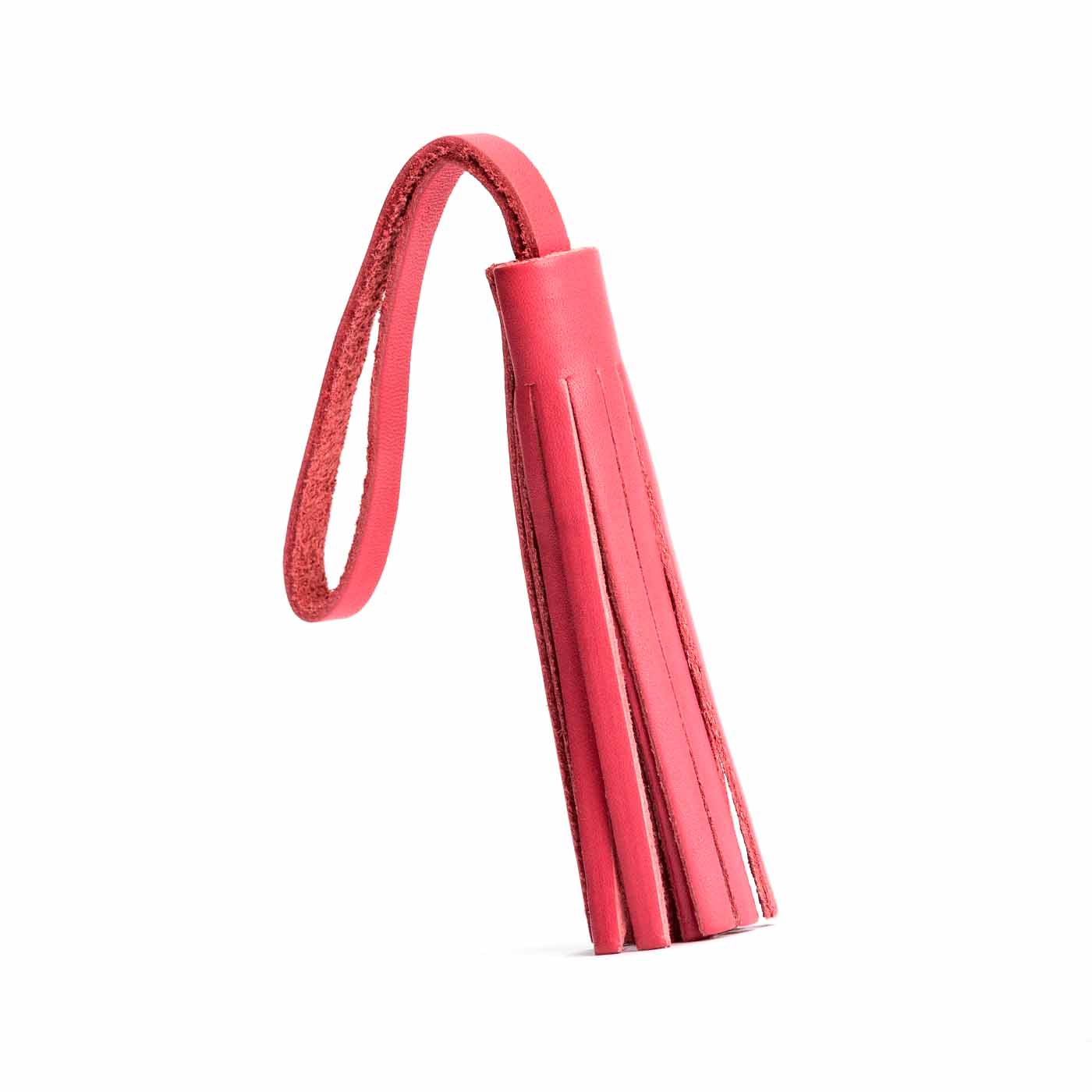 Tulip*Large | Fringed leather tassel with leather loop