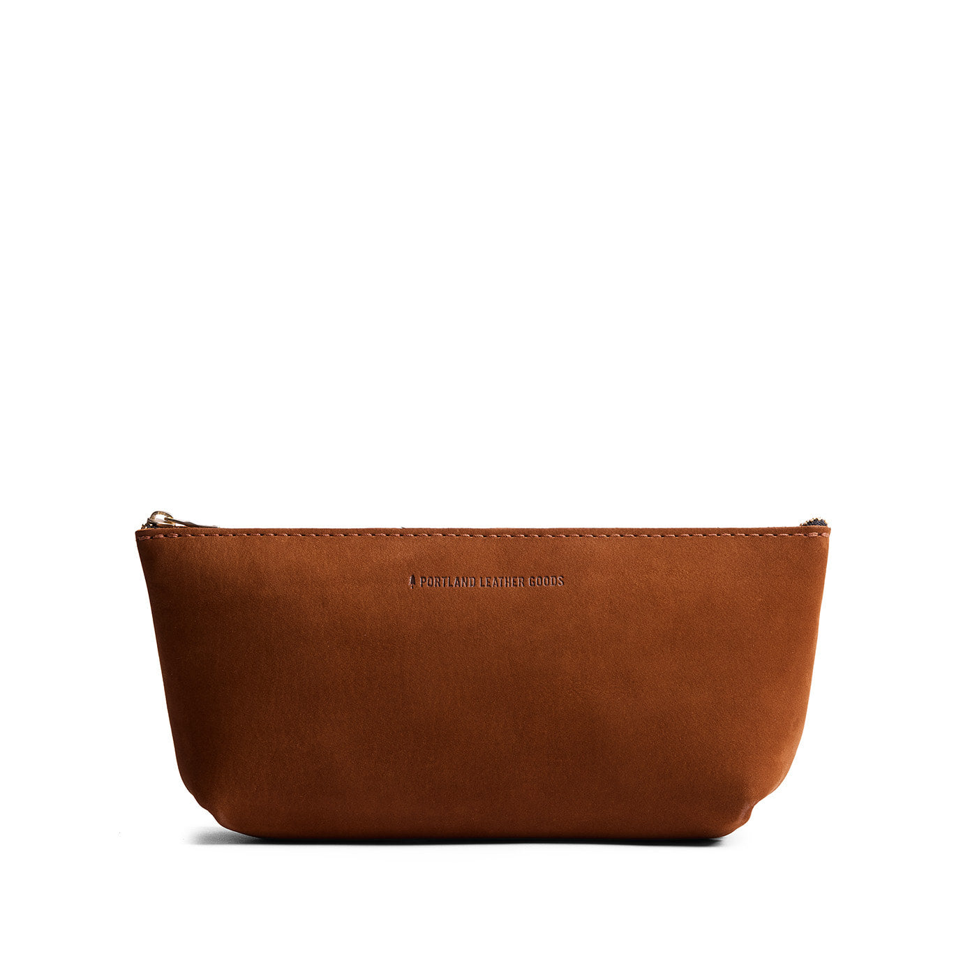 Wildwood | Leather utility bag pouch with top zipper