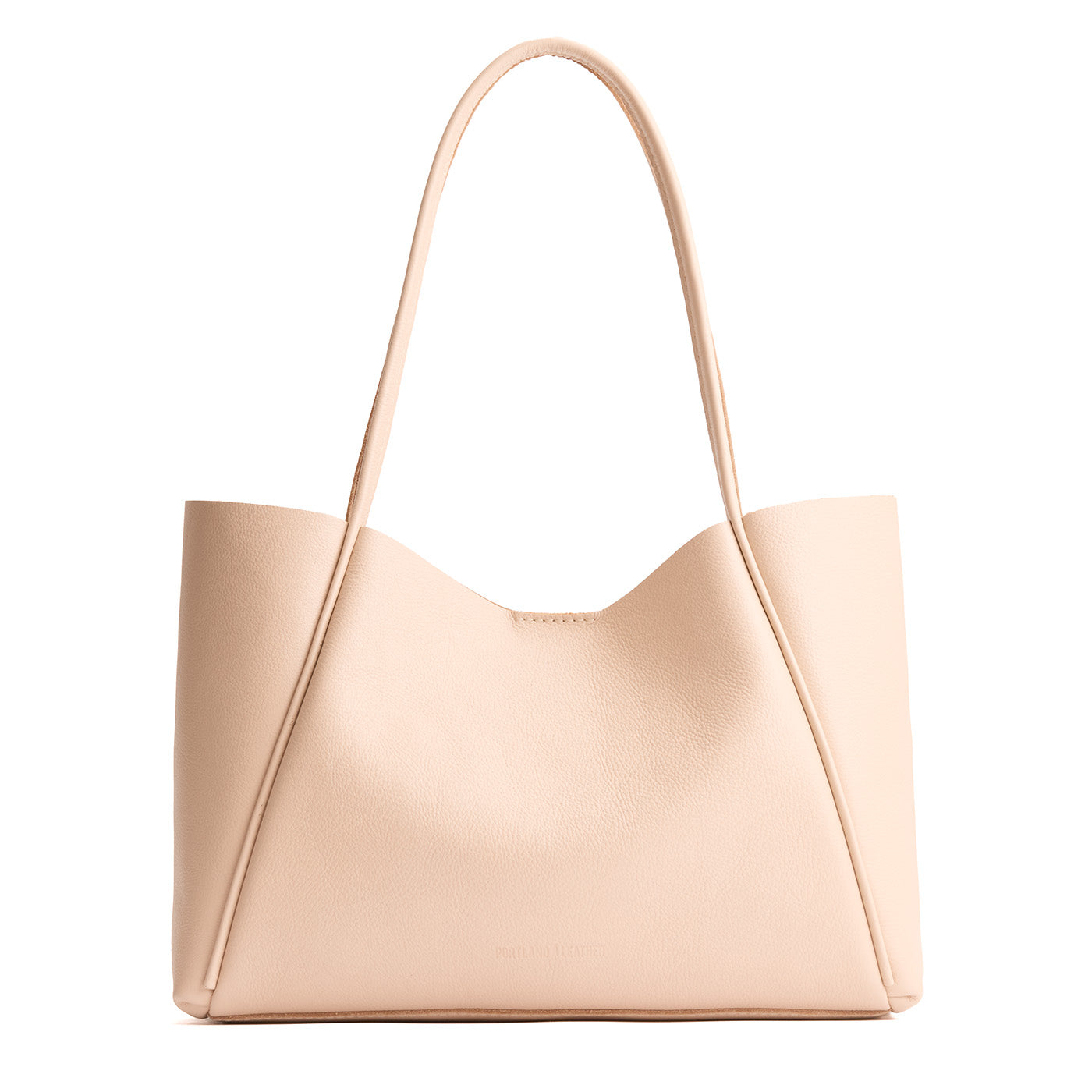 Moonflower*Large | Large wide tote with leather straps and snap closure