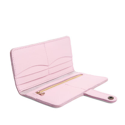 Pinkaboo | Leather wallet with snap open