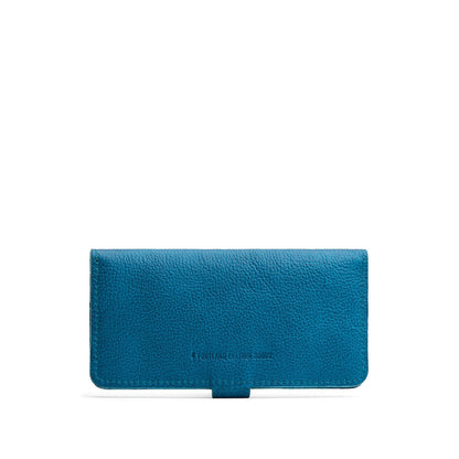 Planetary | Leather wallet with snap closure