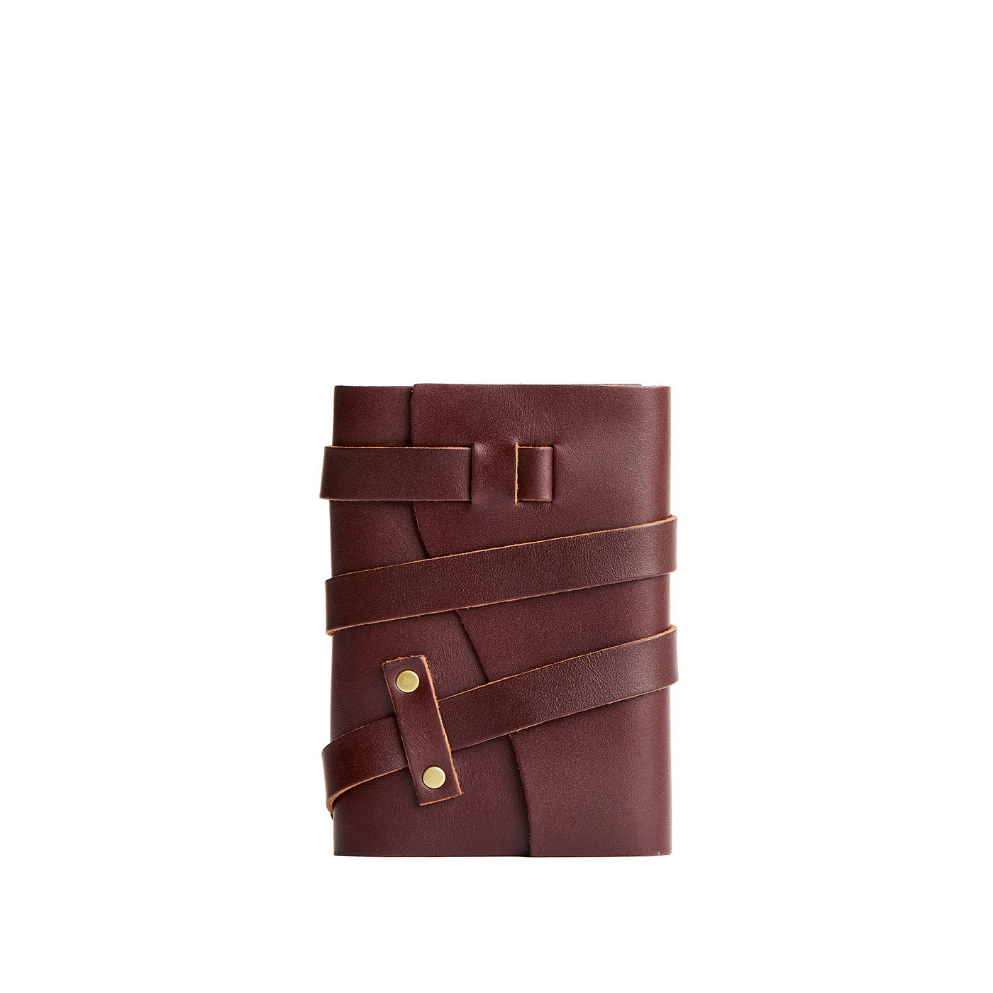 Cognac*Small | Wrap Journal closed