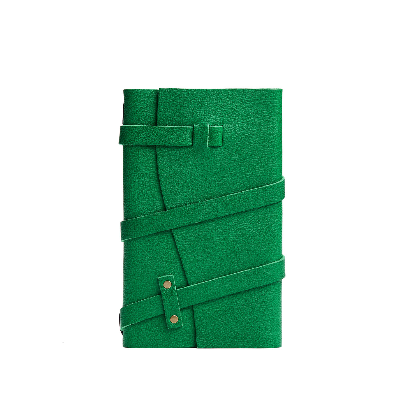 Jolly Green*Large | Wrap Journal closed