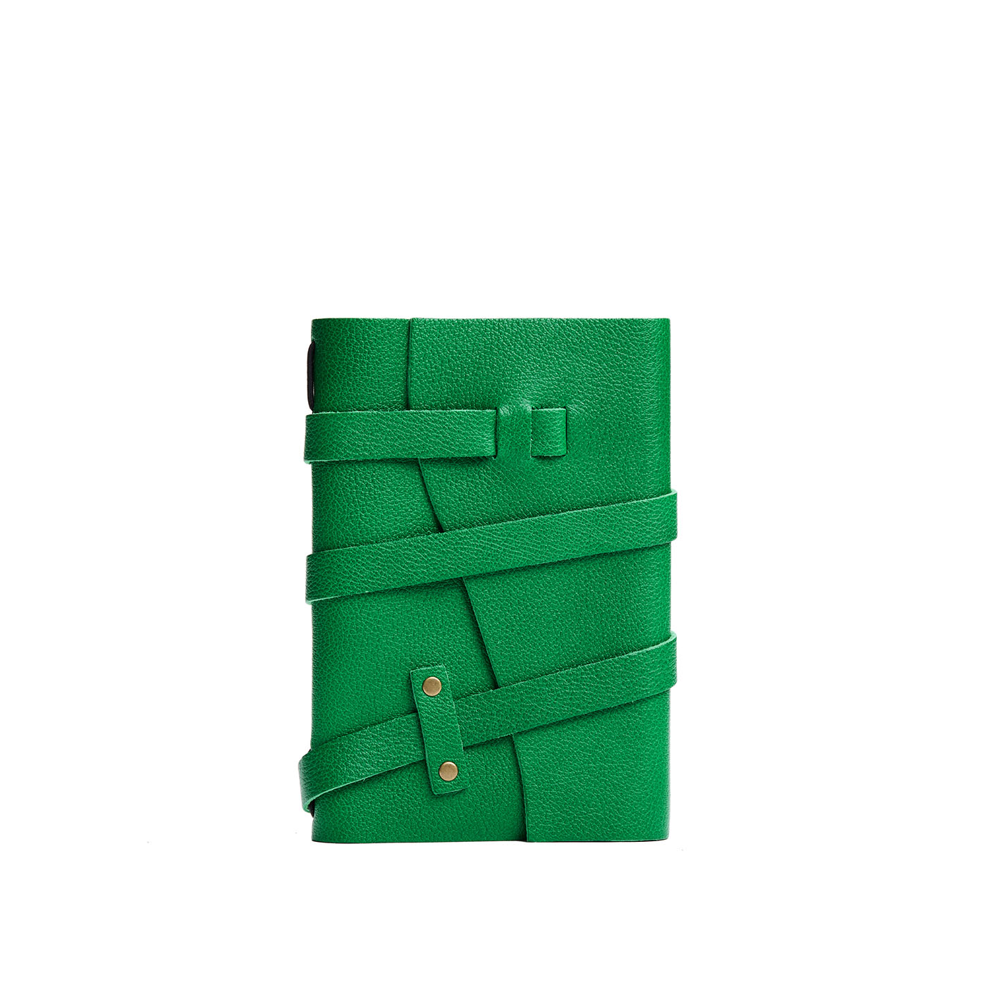 Jolly Green*Medium | Wrap Journal closed