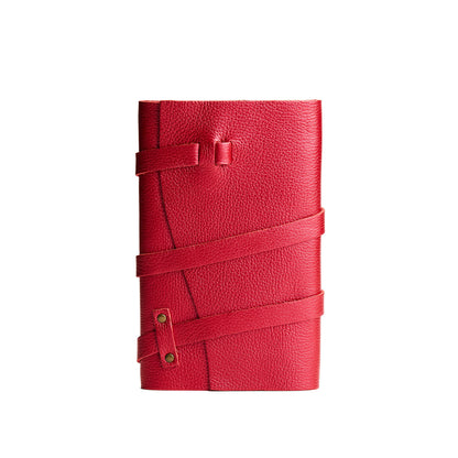 Reba Red*Large | Wrap Journal