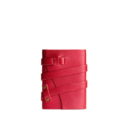 Reba Red*Small | Wrap Journal
