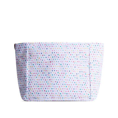 Sprinkles*Zipper*Medium | Printed canvas organizer with pockets